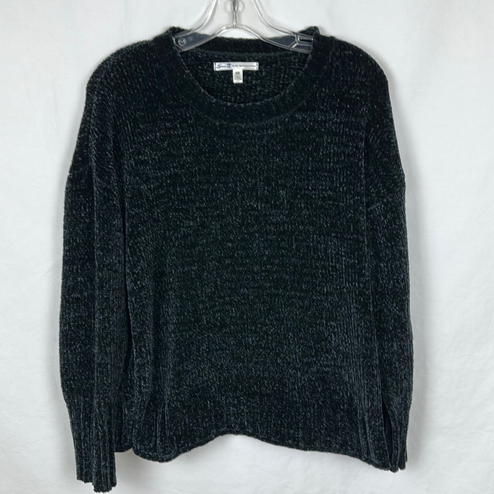 Seven7 ultra-soft black sweater, size M